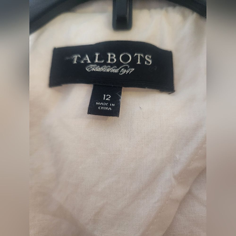 Talbots Kate Fit 12 Dusty Pink Pockets Part Lined 3 Buttons Women Blazer Jacket - Picture 3 of 12